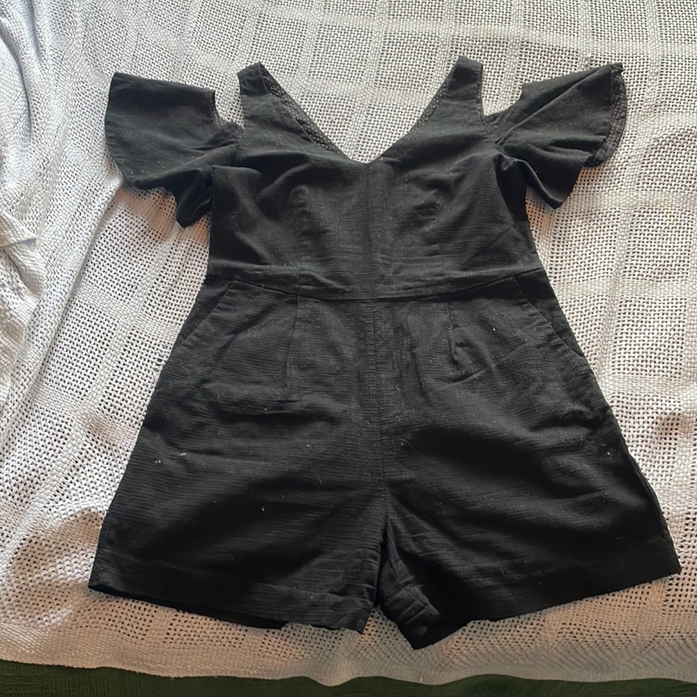 Anthropologie Elevenses Romper size 4
